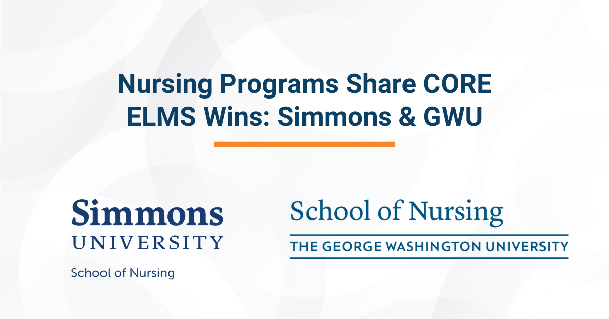 Simmons and GW use CORE ELMS